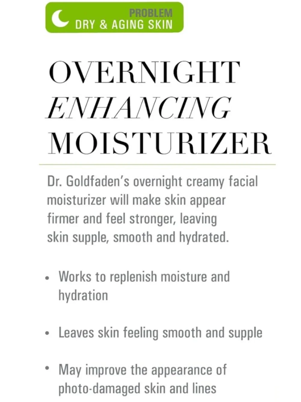GOLDFADEN MD - Wake Up Call Overnight Facial Treatment